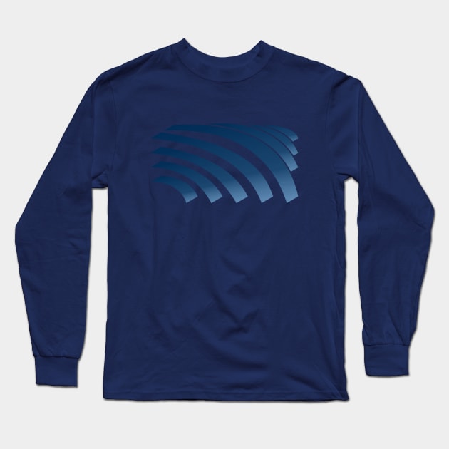 Perfect Wave Long Sleeve T-Shirt by bulografik